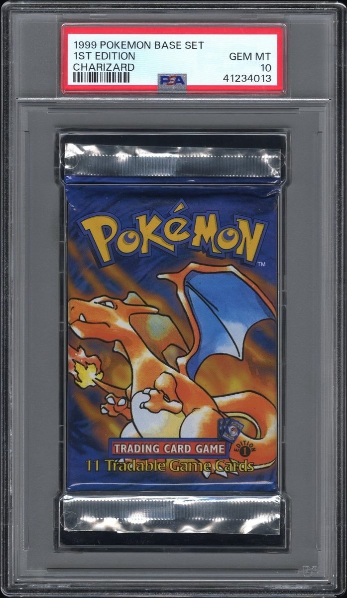 1999 Base Set Charizard Holo 1st Edition PSA 10