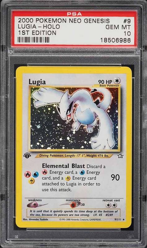 Neo Genesis Lugia PSA 9
